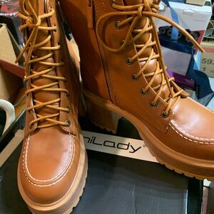 Unilady tan boots
